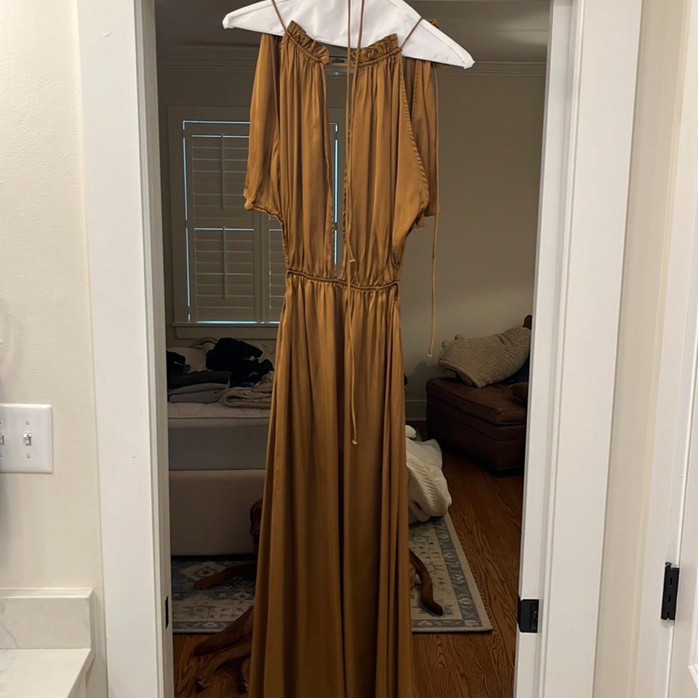 Zara Satin Effect Dress